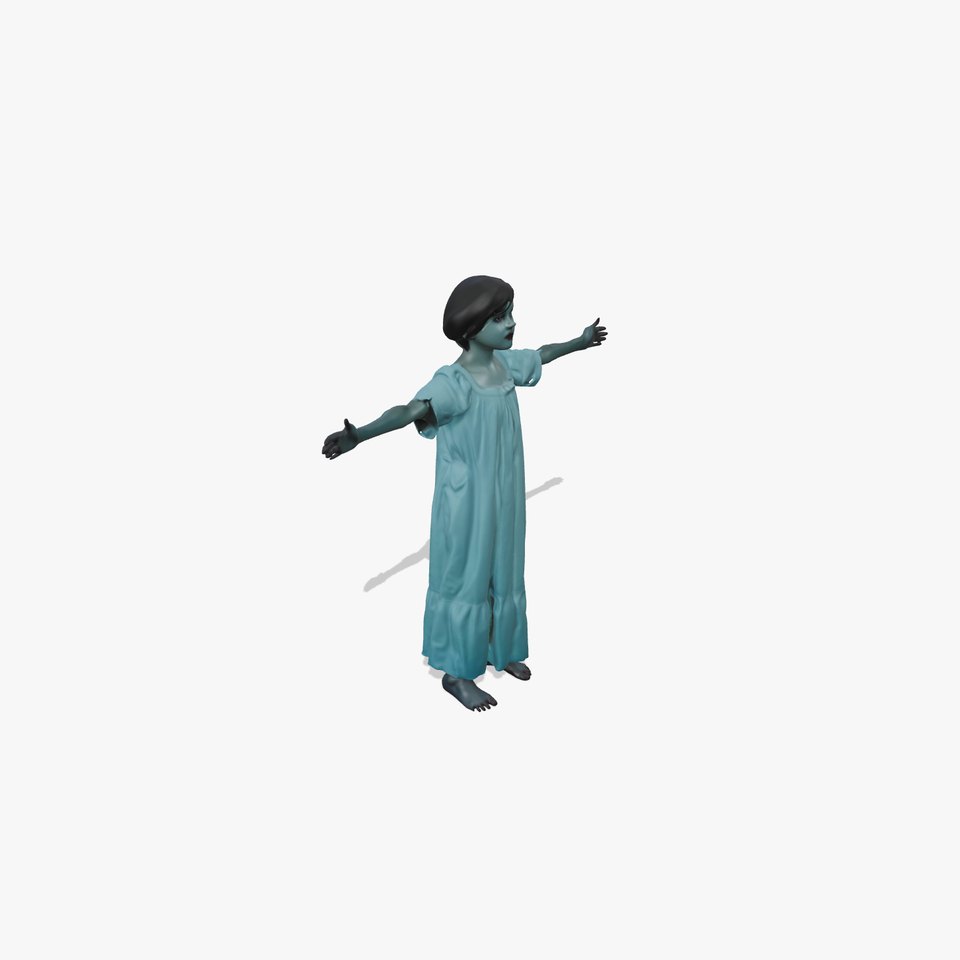 Ethereal Nightgown Child model pack